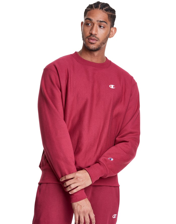 Sudadera Champion Hombre - Reverse Weave Crew ( Rojas ) 7945312-EU